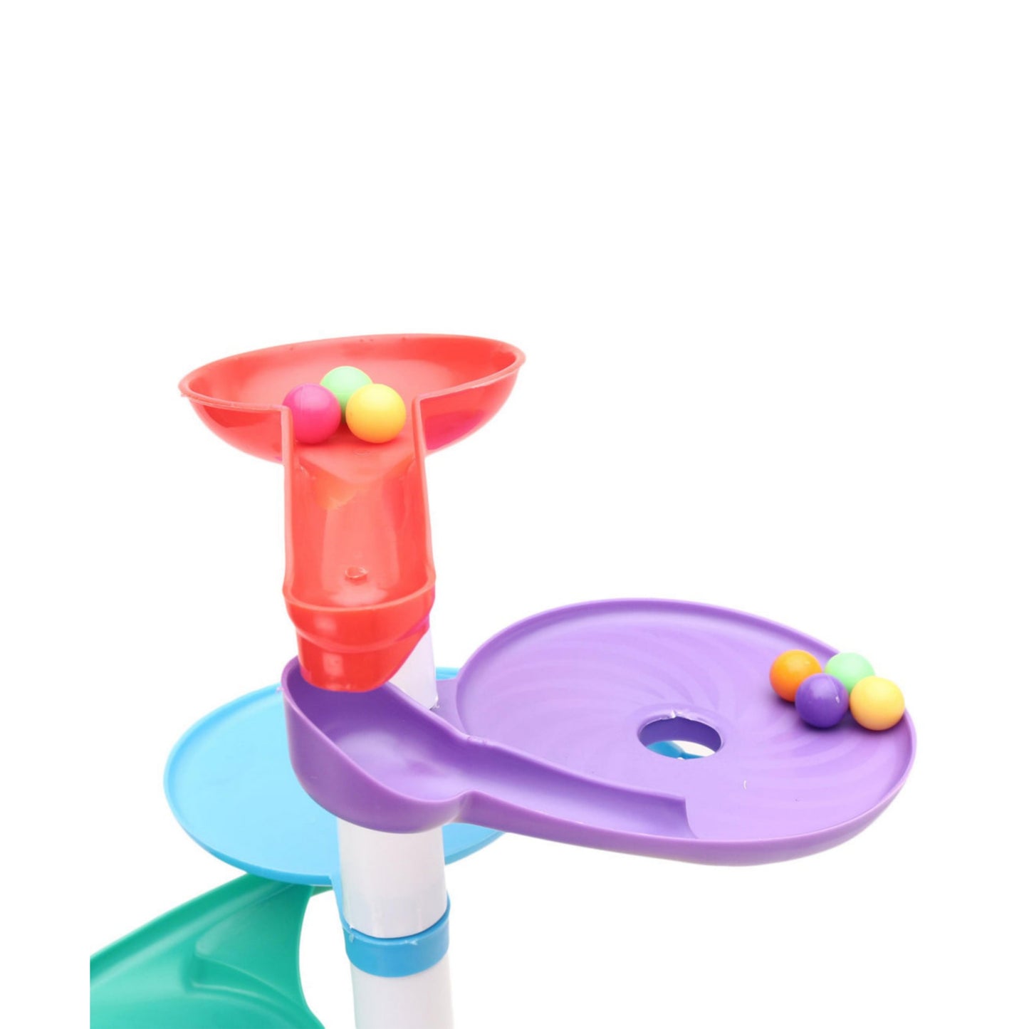 Ratna's Rainbow Whirlpool 7 Layer Ball Drop and ROLL Swirling Tower for Baby and Toddler Development of Age 3+ Years Kids Multicolour