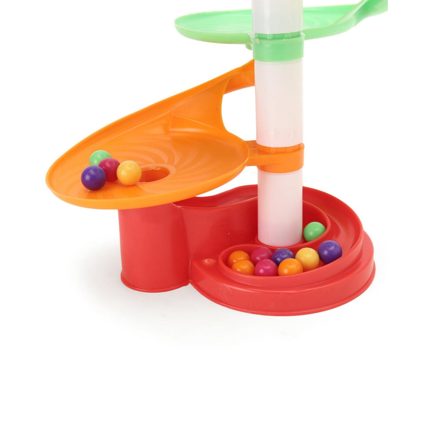 Ratna's Rainbow Whirlpool 7 Layer Ball Drop and ROLL Swirling Tower for Baby and Toddler Development of Age 3+ Years Kids Multicolour