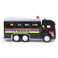 Ratna's My First Wheels Police Van Pull Back Friction Toy (Black) For Kids 5 +