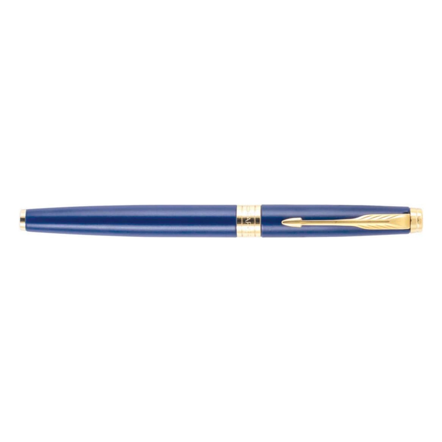 Parker Aster Matte Blue Gold Trim Roller Ball Pen
