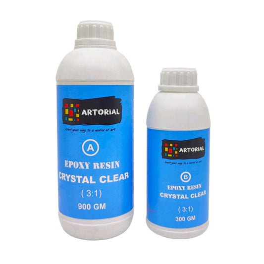 Artorial Ultra Crystal Clear Epoxy Resin 1.2 Kg 3:1