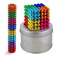 Magnet Trending Balls 216 Pieces 6X6 Cube of 6 Colors 5mm Balls- Explore The Creative World, Stress Relief for Jewellery Making, Beading, and Art Crafts with Steel Protection