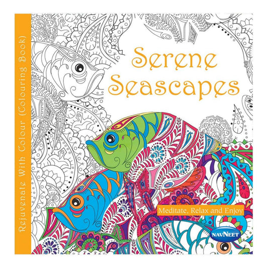 Navneet Adult Colouring Book - Serene Seascapes