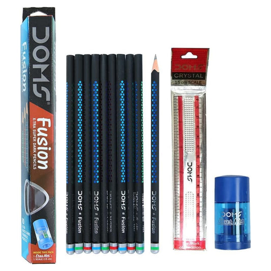 Doms Fusion Xtra Super Dark Pencils