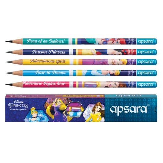 Apsara Disney Princess Extra Dark Pencils Pack of 10
