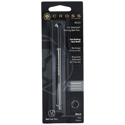 Cross 8523 Rollerball Medium Gel Ink Refill Pack of 1 Black