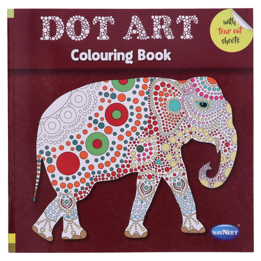 Navneet Dot Art colouring Book for Beginners and Adults