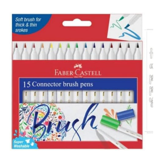 Faber-Castell 15 connector Brush Pen