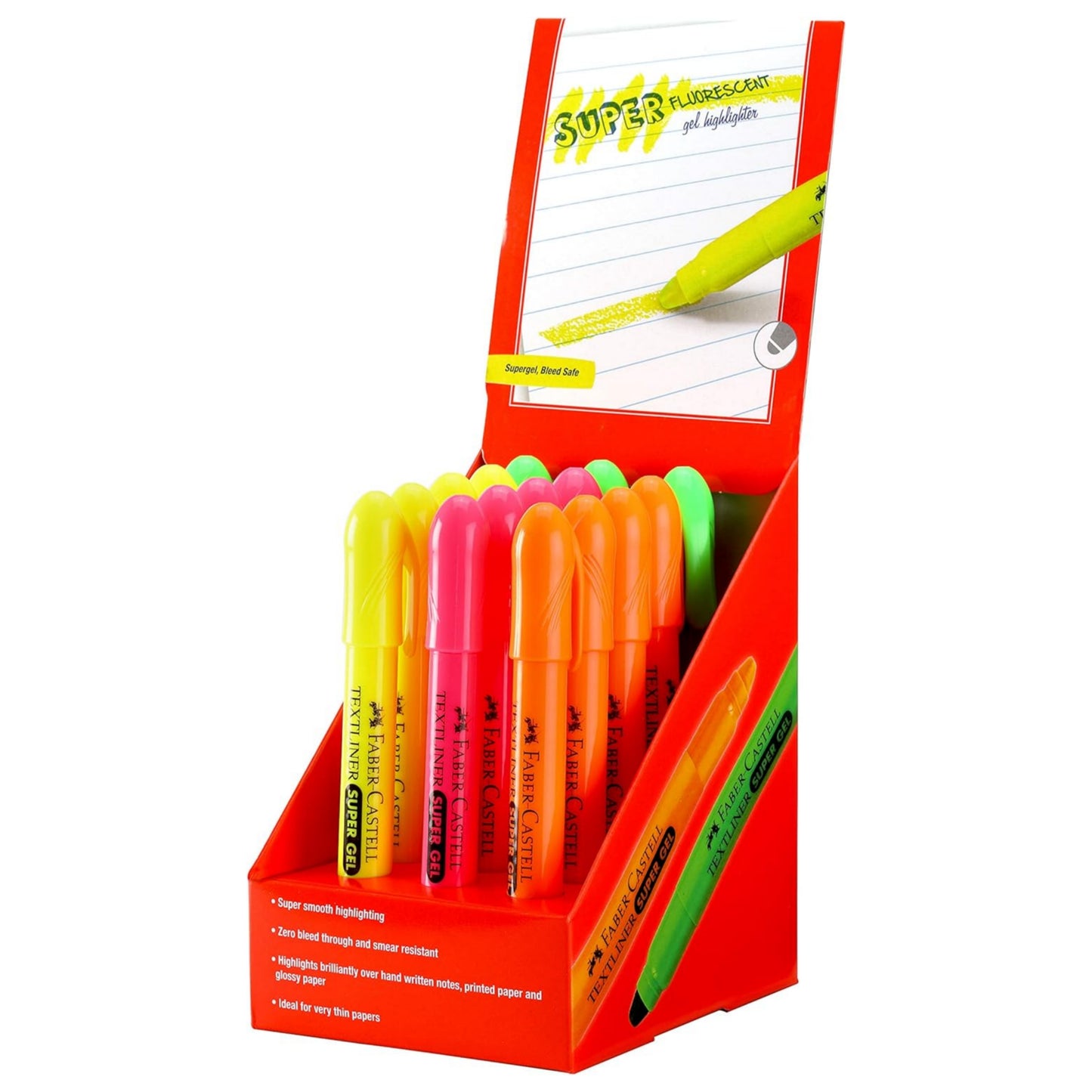 Faber-Castell Gel Textliner - Pack of 15 (Assorted)