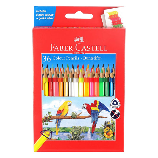 Faber-Castell 36 Triangular Colour Pencils