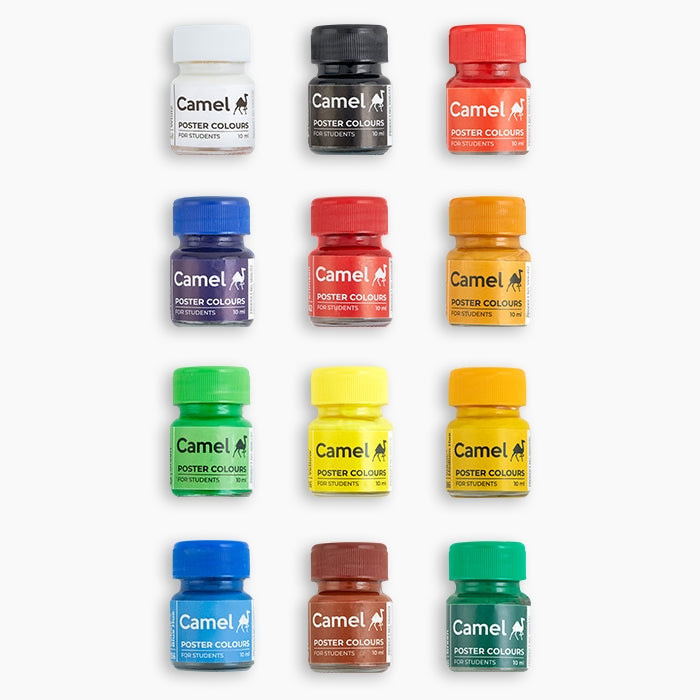 Camel Student Poster Colours - 12 Shades