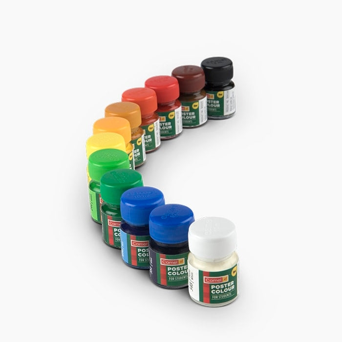 Camel Student Poster Colours - 12 Shades