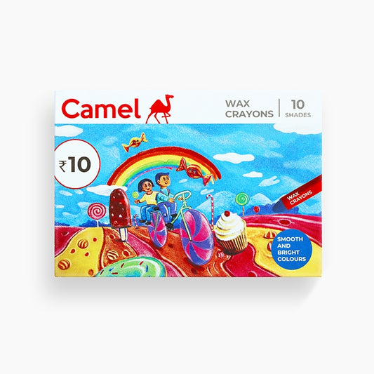 Camel Wax Crayons - 10 Shades