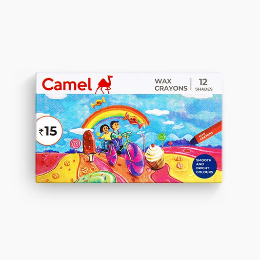 Camel Wax Crayons - 12 Shades