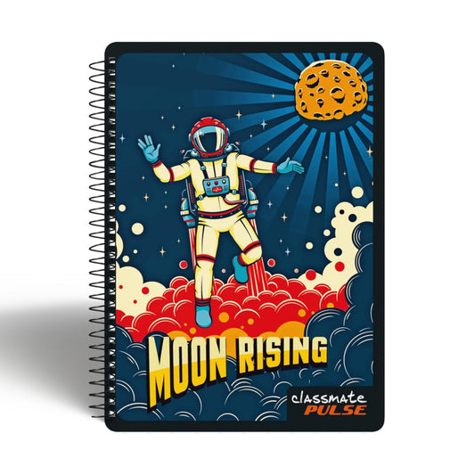 Classmate Pulse 1 Subject Notebook : Single line, Spiral Binding, A4 - 180 Pages.