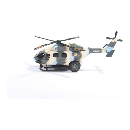 Centy Toy Dhruv Helicopter with Rotating Propeller Pull Back