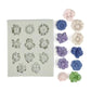 Silicone Mould 11 Cavity Flower Fondant