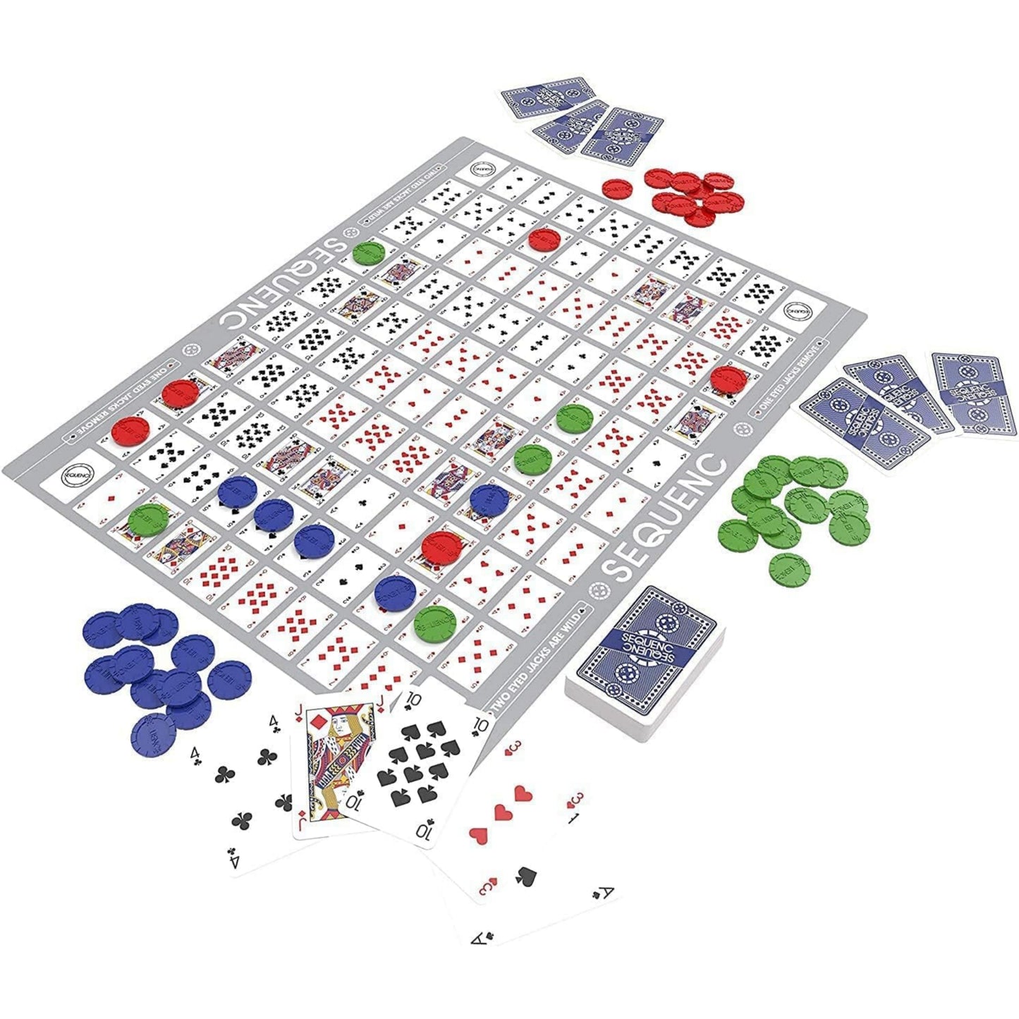 Sequence Board Game | Make 5 in a Row | Family Games for Adults and Kids | Board Game for Family