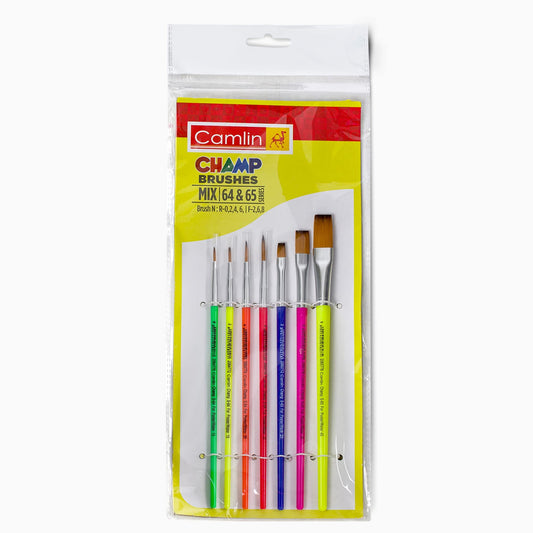 Camlin Camel Champ Brushes
Round - Series 64 & Flat - Series 65