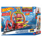 Hot Wheels City Super Loop Fire Station Playset, Track Set With 1 Toy Car