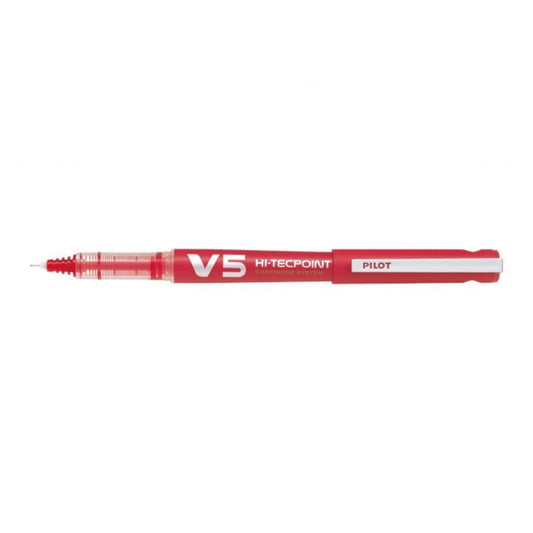Pilot Hi-TechPoint V5 Cartridge Pen - Red Ink