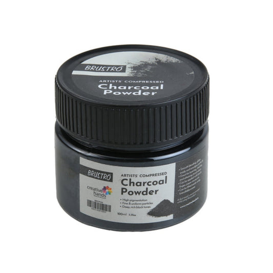 Brustro Artists Compressed Charcoal Powder 100 ml