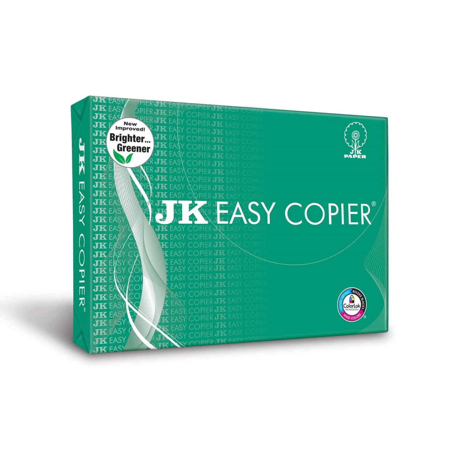 JK Easy Copier Paper | A4 Size | 70 GSM | 500 Sheets | White Paper, 1 Ream | For Laserjet & Inkjet Printer | Fast Drying | Both Side Print | Eco Friendly | ColorLok (Pack of 1) | One Ream