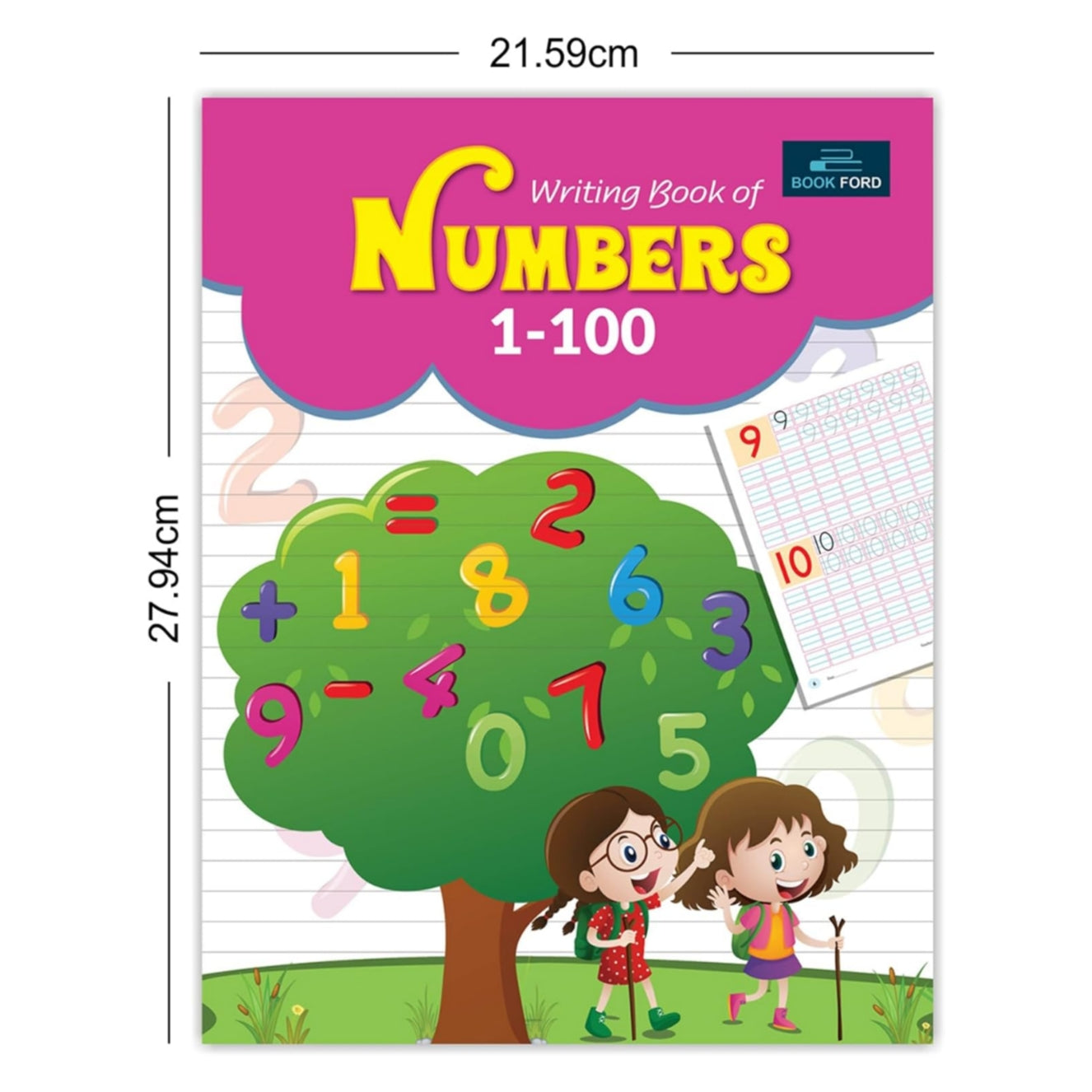 Book Ford Publications Writing Book Of Numbers 1-100 For Kids