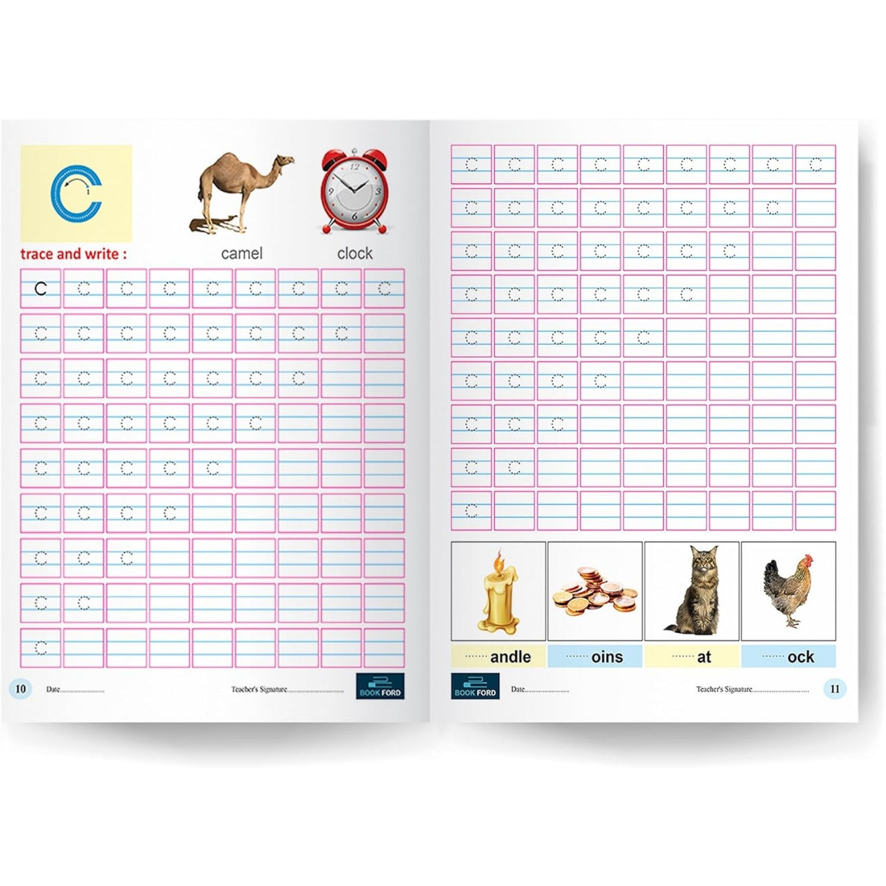 Book Ford Publications Writing Book Of Alphabet Small Letter For Kids - Part B