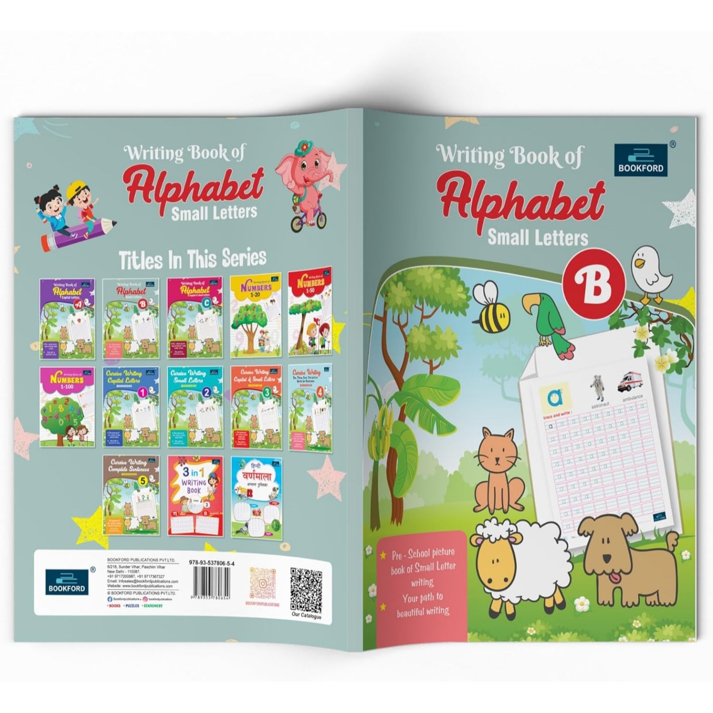 Book Ford Publications Writing Book Of Alphabet Small Letter For Kids - Part B