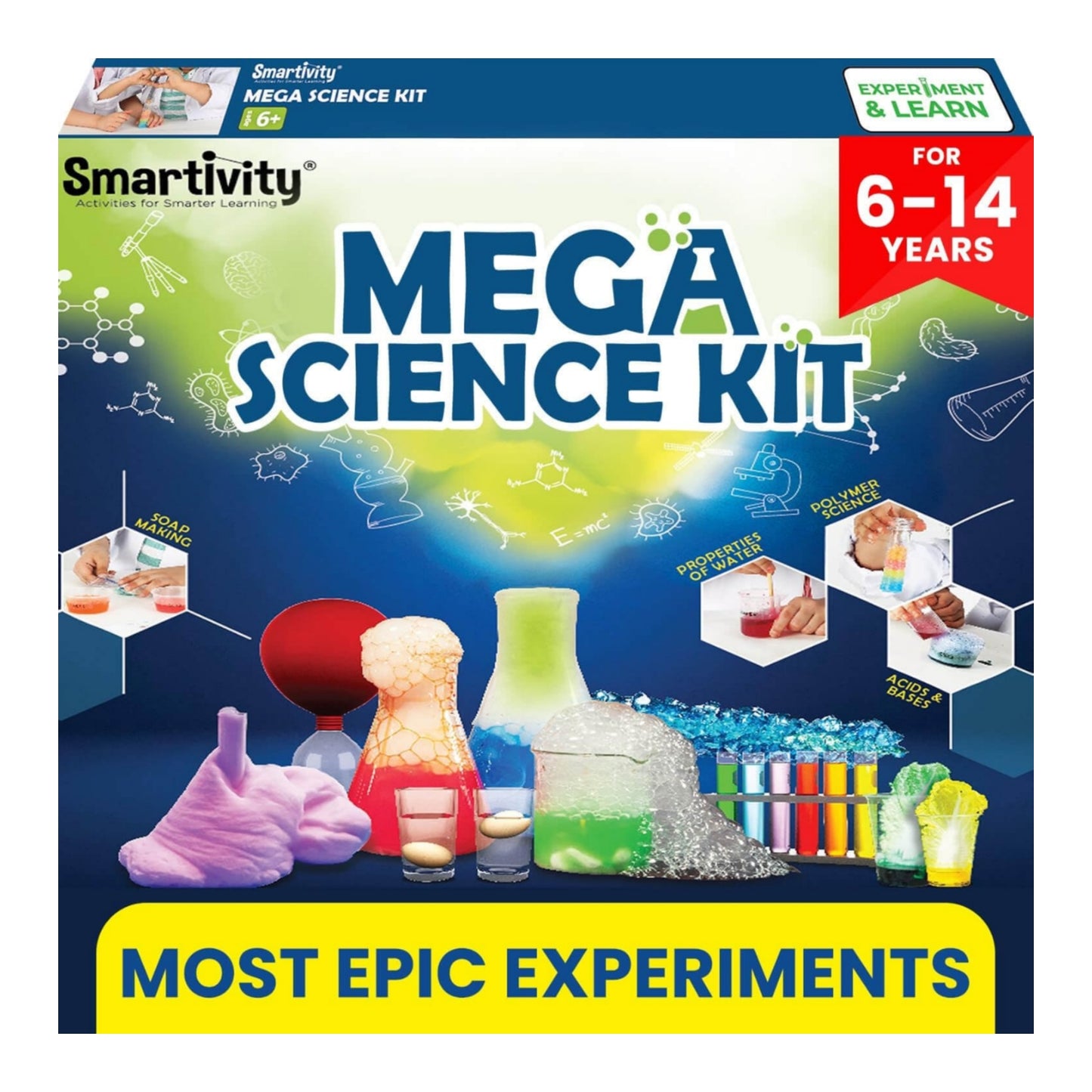 Smartivity Mega Science Kit 6-10 Years DIY Science Experiments