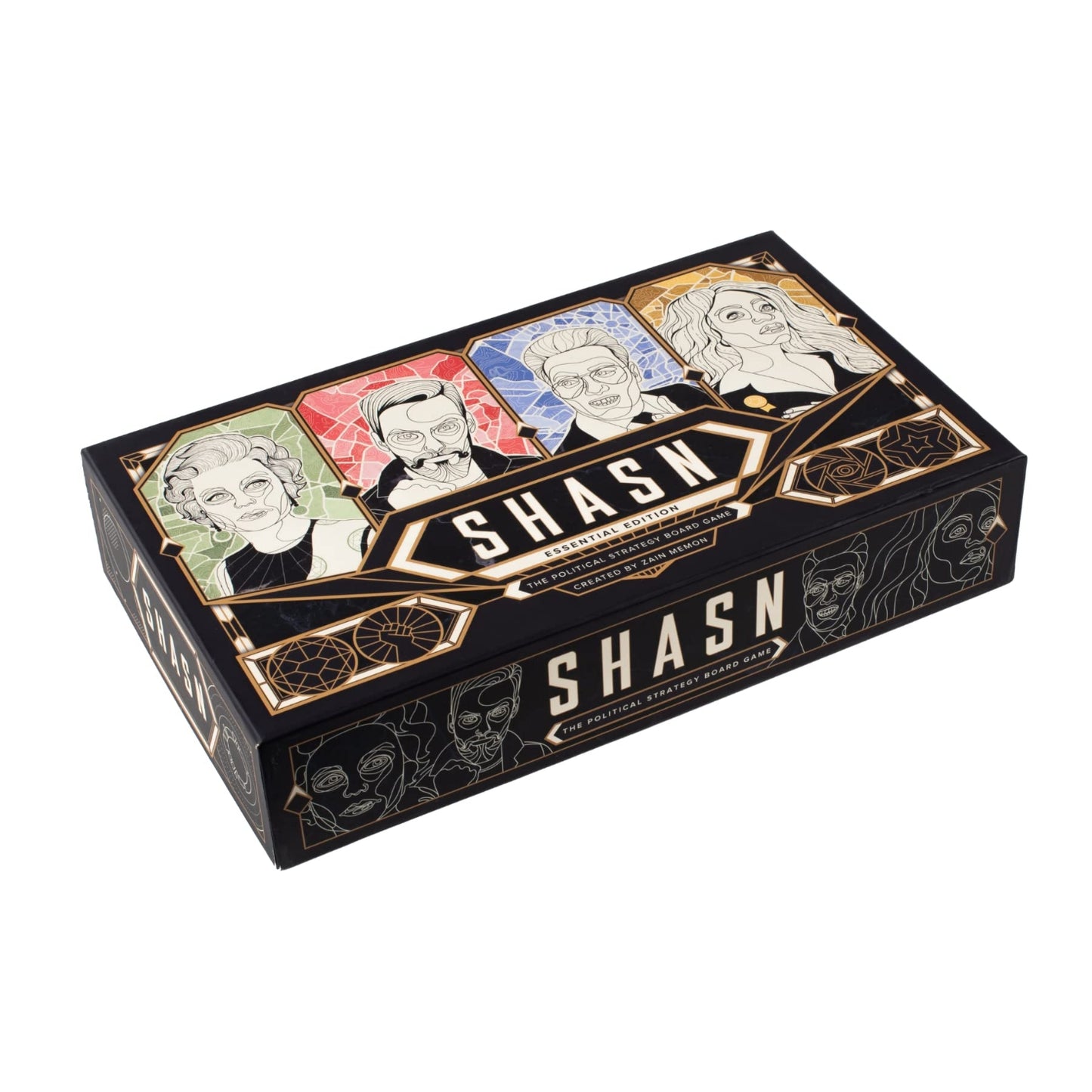 Shasn The Political Strategy Board Game for Adults and Children 14+ Years Epic Game of Politics Ethics and Strategy 2-5 Players Multicolor