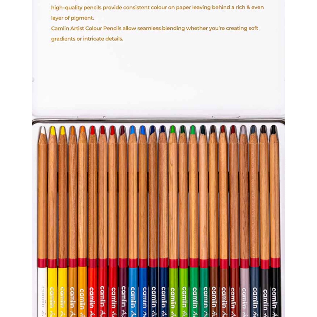 Camlin Artist Colour Pencils 24 Shades