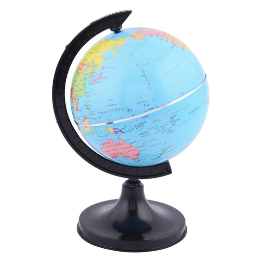 Winners Ornate 303 Black Desk & Table Top Political World Globe