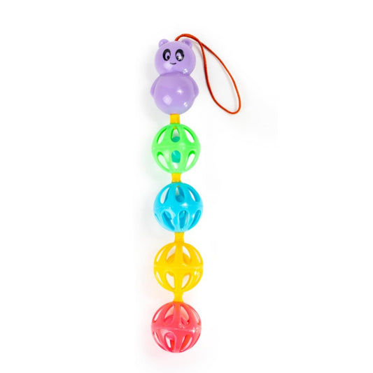 Ratna's Cradle Rattle with Rattling Sound Upon Shaking | Safe & Non Toxic Hanging Rattle Toy Multicolor for Infants & New Born Babies