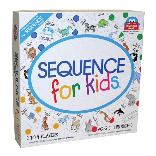Sequence for Kids Strategy Game A Sequence Game JUST for Kids! Junior Sequence for Kids 2-4 Players Age 3+ Perfect for Gifting