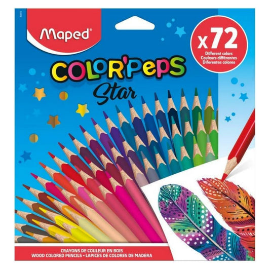 Maped Color Peps 72 triangular Colour Pencils