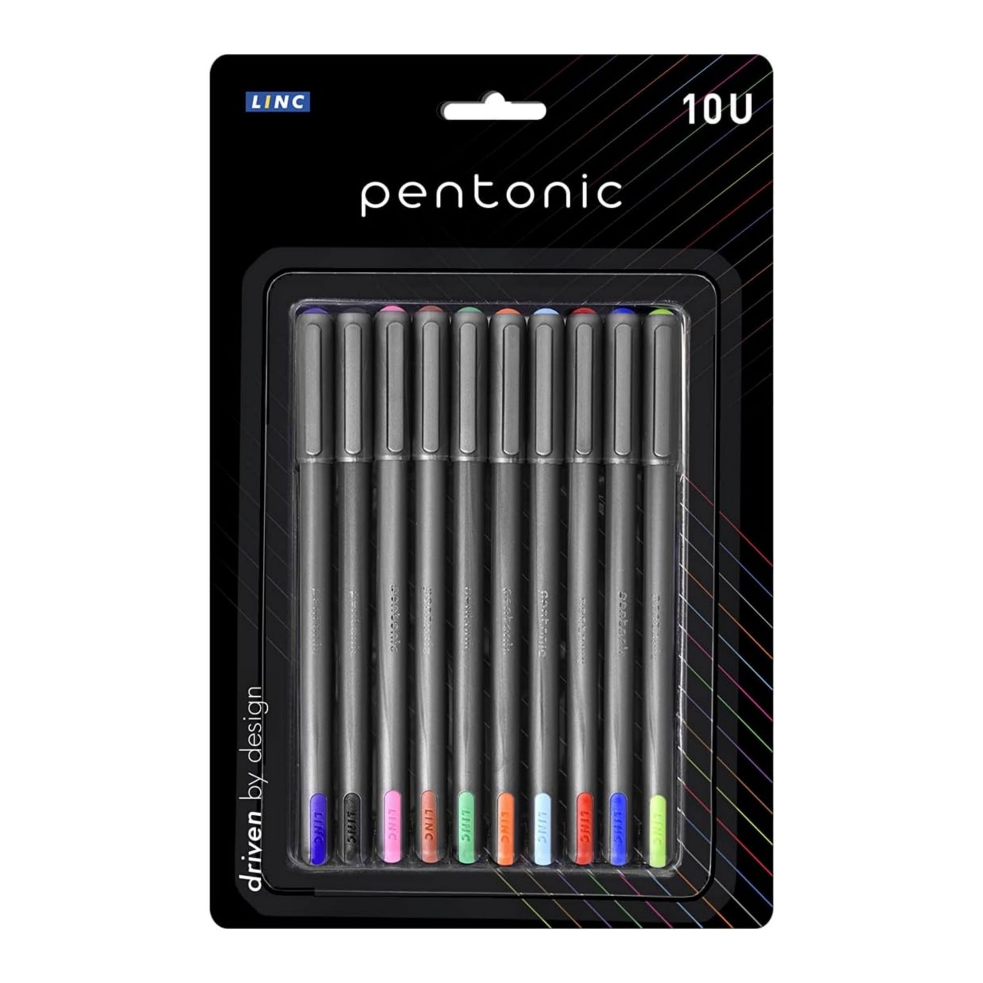 Linc Pentonic Ball Pen Blister Pack Tip Size mm Click Off