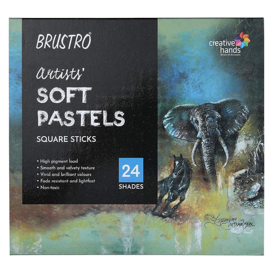 Brustro Artists' Soft Pastels Set of 24