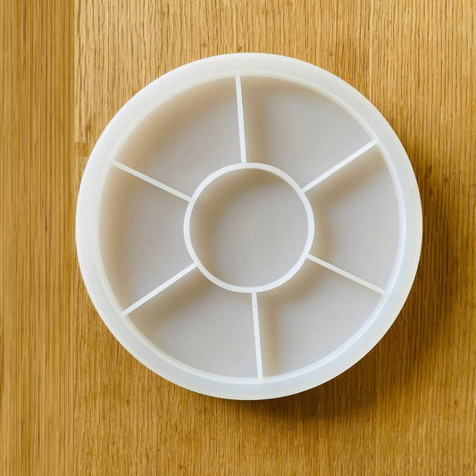 Silicone Mould 8 Inch Round Tray With Boundary