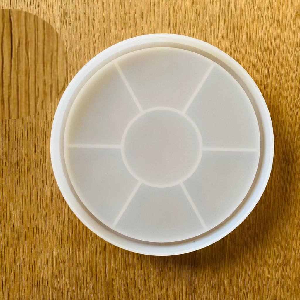 Silicone Mould 8 Inch Round Tray With Boundary