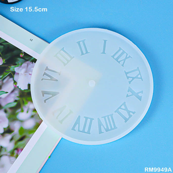Silicone Mould 6 Inch Roman Clock