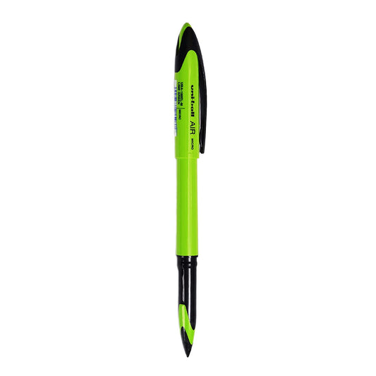 Uniball UBA-188-ELM Air Micro Roller Ball Pen (0.7mm, Lime Green Body, Blue Ink)