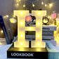 Marquee Alphabet Shaped Led Light - Asthetic Decorations Letter Light for Romantic Gift, Diwali Decoration Item, Night Light Lamp and Wall Lamp