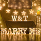 Marquee Alphabet Shaped Led Light - Asthetic Decorations Letter Light for Romantic Gift, Diwali Decoration Item, Night Light Lamp and Wall Lamp