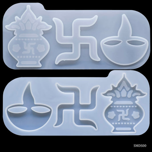 Silicone Mould Swastik / Kalash