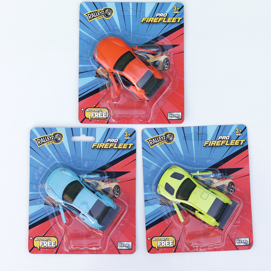 Ralleyz The Pro Firefleet Cars Pack of 3 Multicolor