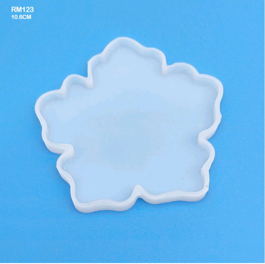 Silicone Mould 4 Inch Flower Coaster