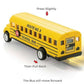 Shinsei Pull Back School Bus