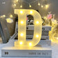 Marquee Alphabet Shaped Led Light - Asthetic Decorations Letter Light for Romantic Gift, Diwali Decoration Item, Night Light Lamp and Wall Lamp